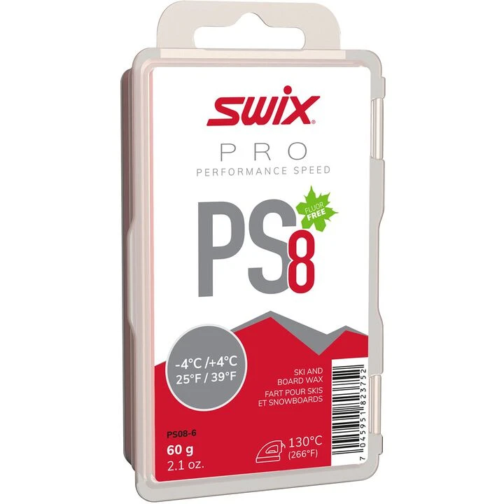 Swix PS8 Red Glide Wax - 60g 1 Swix PS8 Red Glide Wax - 60g