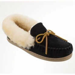 Minnetonka Women's Alpine Sheepskin Moccasin Slipper